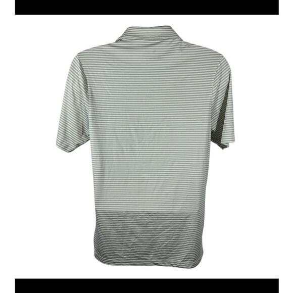 Ohio State Buckeyes Gray Striped Performance Polo Shirt Small - Picture 6 of 12